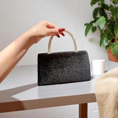 Black Velvet Clutch - Image 2